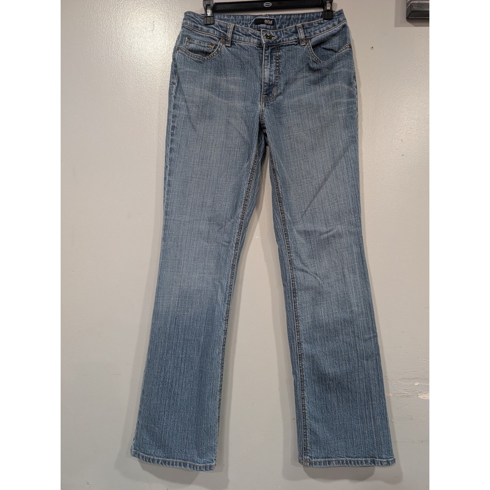 Y2K A.N.A. a new approach women's boot cut blue jeans mid rise Size-8